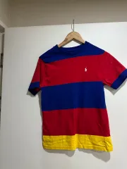 ポロラルフローレン キッズ ストライプ 半袖Tシャツ 160