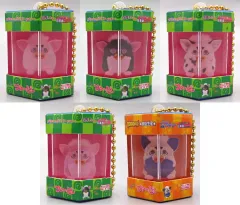 【中古】キーホルダー 全5種セット 「レトロファービー ミニチュアパッケージコレクション」