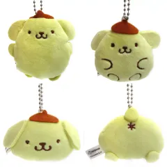 【中古】キーホルダー 全4種セット 「ポムポムプリン もちもちぬいぐるみボールチェーン」