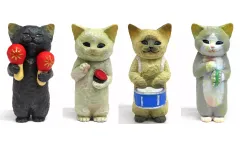 【中古】トレーディングフィギュア 全4種セット 「花房さくらのねこの音楽会 カプセルトイ版」