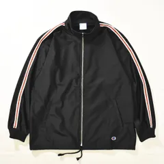 【人気】古着 Champion チャンピオン トラックジャケット ジャージ SS 黒 Cマーク ロゴ