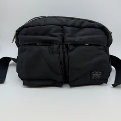 PORTER ポーター TANKER タンカー ショルダーバッグ ブラック ナイロン 吉田カバン 斜め掛け ミニバッグ メンズ レディース 日本製 定番モデル 黒 内側汚れあり 使用感あり 普段使い 人気 軽量