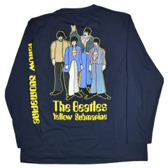 【XL】新品 THE BEATLES ビートルズ Yellow Submarine イエローサブマリン ロンT Tシャツ バックプリント 袖プリント