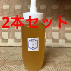 【非加熱・生はちみつ】日本ミツバチ百花蜜・300g ×2本