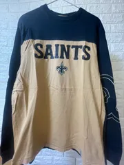 古着　ロンT　ニューオリンズ　アメフト　リーボック　S　長袖　ブラック　アメカジ