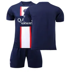 子供用 サッカーユニフォーム メッシ 番号なし 上下セット ジュニア 半袖 サッカーウェア 練習着 試合用 通気 吸汗速乾 キッズ トレーニングウェア