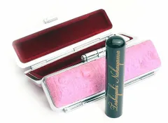 ◇名入れ 側面彫り 印鑑 はんこセット 黒水牛 印鑑セット ケース付き 女性 銀行印 実印 13.5mm 印鑑ケース ST枠 ニューオースト ケース オーストリッチ風 ピンク 朱肉付き おしゃれ かわいい 旧字 特殊文字 作成 OK プレゼントやギフト 成人祝