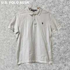 U.S. POLO ASSN. ホワイト ポロシャツ 半袖 Mサイズ