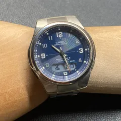 カシオ　CASIO WVA-M600 青　ブルー　電波　ソーラー　マルチバンド　タフソーラー　ウェーブセプター　メンズ　腕時計