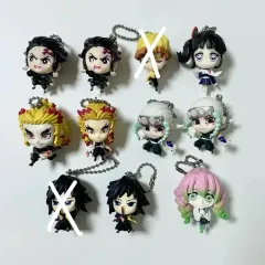 鬼滅の刃 フィギュア キーホルダー 古典 日輪刀 無限城 炭治郎 我妻 善逸