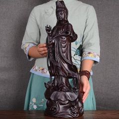 No.4049 観音菩薩像 銅製 仏像 鋳物 仏具 7.5K - メルカリ