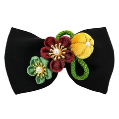 【新品】 [OTAKUMARKET] 髪飾り リボン 袴 七五三 三歳 卒業式 着物 和装 浴衣 振袖 成人式 髪 飾り りぼん 和風つまみ細工 キッズ 子供 こども 女の子 雛祭り ひな祭り お宮参り お正月 祭り 和装小物 結婚式 子供用髪飾り 和風ア 1