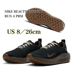 NIKE REACTX INFINITY RUN 4 PRM ナイキ リアクトX インフィニティ ラン プレミアム (FZ3652-010)黒26cm箱無し