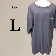 【美品】リー Lee 半袖 ポケット付き Tシャツ L グレー