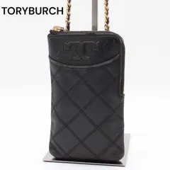 【訳あり・良品】ToryBurch サバンナ スマホショルダー ブラック