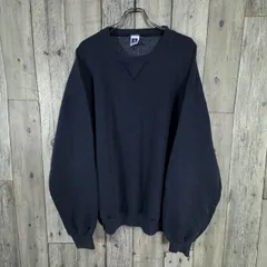 OLD RUSSELL ATHLETIC 90s ラッセル アスレティック 無地 Vガゼット 前V 裏起毛 スウェット スエット トレーナー メンズ XXL サイズ