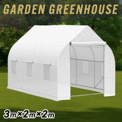 温室ビニールハウス 温室ハウス ガーデンハウス グリーンハウス 小型 家庭用 農業 家庭菜園 簡易温室 園芸 ミニ温室 DIY 屋外 3m×2m×2m