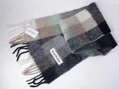 Acne Studiosアクネ ストゥディオズ CA0084モヘアチェックスカーフ マフラー新品【250ｘ28cm250ｘ28cm】【MZCA79170】