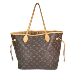 美品 LOUIS VUITTON ルイ・ヴィトン ネヴァーフルMM M40156 トートバッグ モノグラムグラセレザー ブラウン レディース【中古】【送料無料】