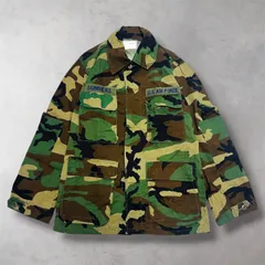 【80s】米軍 アメリカ軍 BDUジャケット ミリタリーアウター フィールドジャケット ウッドランド カモフラ 迷彩 ヴィンテージ SS
