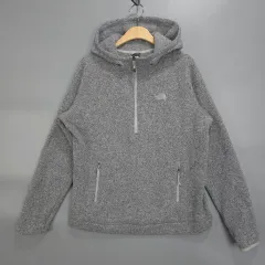 ザノースフェイス THE NORTH FACE ハーフジップアップ フリース フーディー グレー L