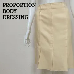 プロポーションボディドレッシング PROPORTION BODY DRESSING ウール アンゴラ 裾スリットスカート
