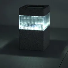 【新品】 ガーデンマスター(Gardenmaster) LEDソーラーライト クラルテ ストーン 自動点灯スイッチ ガーデンライト LEDライト 屋外 庭 防水 電気代不要 おしゃれ クリスマス WCL-1300011(GD)