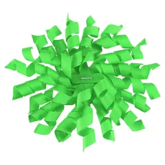 【新品】 PATIKIL 12 cm グログランカーリーボウ ギフトラッピング用 6個入り セルフアドヒーシブカーリーニボンツイ ストタイボウ クリスマスバーストギフトボウ プレゼント ウェディング バースデーパーティー装飾用 ライトグラス緑