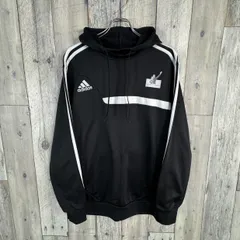 adidas  アディダス ROBERT ENKE STIFTUNG  3本ライン 両面プリント プルオーバー  ジャージ パーカー メンズ 2XO サイズ