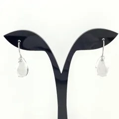 ティファニー TIFFANY&Co. ティアドロップ ピアス プラチナ エルサ・ペレッティ ロッククリスタル クォーツ 水晶 ピアス Pt950 レディース 【中古】