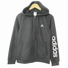 アディダス adidas タグ付き エッセンシャルズ ロゴ フレンチテリー トラックスーツ OT 黒 0829