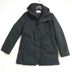 美品 high street ブルゾン  ジャケット フーディー 中綿 ネイビー サイズSのサムネイル