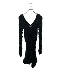 美品 アレキサンダーワン 長袖ワンピース ルシュドロングスリーブミニドレス 1CC2256770 レディース SIZE M Alexander Wang