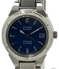 シチズン 腕時計 エコドライブ E011-S036143 ソーラー ブルー レディース CITIZEN