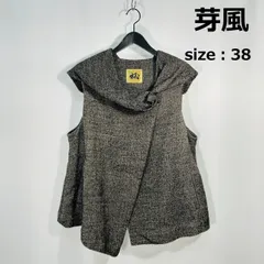 近年✨ 芽風 センソユニコ メフウ チェックブラウス シャツ アシメ