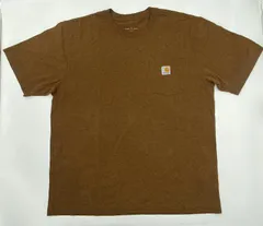 carhartt カーハート L ライトブラウン K87 ポケット Tシャツ アメカジ