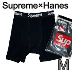 【新品未使用】Supreme×Hanes シュプリーム  ボクサーパンツ  黒  Mサイズ
