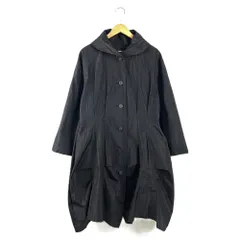 慈雨 デザイン ロングコート 日本製　ジウ センソユニコ X1449 センソユニコ 慈雨 ロングコート ブラック 日本製 - メルカリ