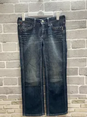 A【AA19-11】◇ BRAPPERS SSサイズ　デニムパンツ　青色