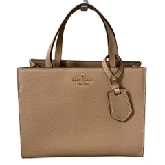 未使用 kate spade ケイトスペード レザー 2WAY ショルダー ハンドバッグ ピンクベージュ レディース 古着 中古 USED