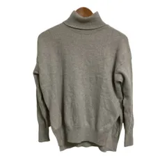 美品 Spick&Span スピックアンドスパン タートルネック カシミアニット Fサイズ グレー レディース 古着 中古 USED