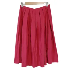 美品☆ UNTITLED ひざ丈 スカート 春夏秋 日本製 Mサイズ　b655