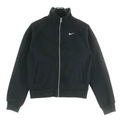 NIKE (ナイキ) W NSW NK WR POLY KNIT JKT ニット ジャケット レディース ブラック HJ0976-010のサムネイル