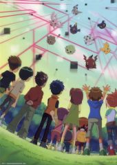 [중고] 클리어 포스터 A3 클리어 포스터 디지몬 테이머즈(장면사) [이치반 쿠지 [디지몬] 시리즈 -빛과 어둠의 충돌-] D상