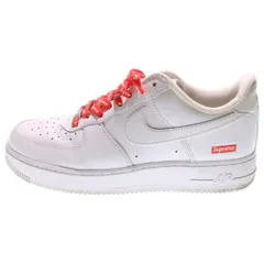 NIKE (ナイキ) ×SUPREME AIR FORCE 1 LOW シュプリーム エアフォース ローカットスニーカー ホワイト US8/26cm CU9225-100