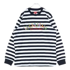 supreme ボーダー ロンT S Supreme（シュプリーム） SUPREME 19AW Flags L/S Top ボーダー ロンT