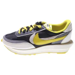 NIKE (ナイキ) ×UNDERCOVER × sacai LD WAFFLE DJ4877-001 ×アンダーカバー ×サカイ ワッフル ローカットスニーカー ブラック/イエロー US9.5/27.5cm