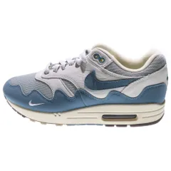 NIKE (ナイキ) ×PATTA AIR MAX 1 Noise Aqua エアマックス 1 ノイズアクア ローカットスニーカー グレー/ブルー US8.5/26.5cm DH1348-004