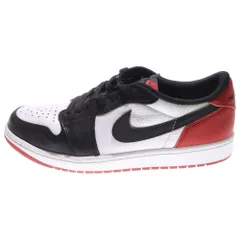 NIKE (ナイキ) AIR JORDAN 1 RETRO LOW OG BLACK TOE エアジョーダン レトロ ブラックトゥ つま黒 ローカットスニーカー US10/28cm CZ0790-106