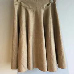 FOXEY フォクシー フレアスカート ナチュラル グレージュ レディース サイズ 40